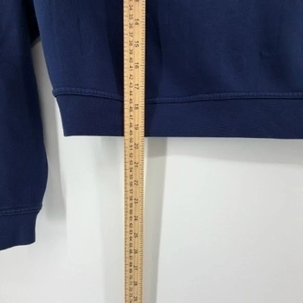 Nike Dri-FIT Navy Blue Cropped Raglan Sweatshirt Pullover Womens Large